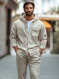 Leisure Versatile Cotton 2-Piece Set Sets coofandy
