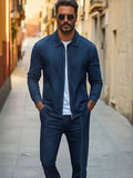 Urban Two-Piece Denim Set Sets coofandy