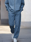 Athleisure Denim Jacket Pants Set Sets coofandy