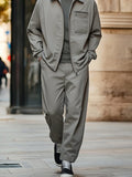 Workwear Inspired Jacket Pants Set Sets coofandy
