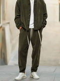 Effortless Style Corduroy Jacket Set Sets coofandy