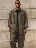 Versatile Cotton Shirt Pants Set