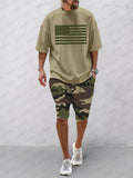 Athleisure Camo Print 2-Piece Set