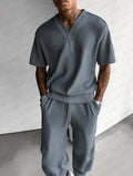 Premium Solid T-Shirt Pants Set