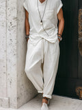 Resort Casual Cotton Matching Set