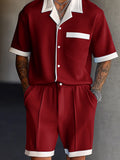Modern Contrast Color Daily Wear Set