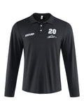 COOFANDY × JGR BELL Signature Print Polo Shirt