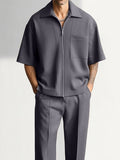 Simple Elegant Shirt Pants Set