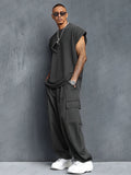 Trendy Athleisure Tank Top Balloon Pants Set
