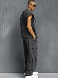 Trendy Athleisure Tank Top Balloon Pants Set