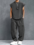 Trendy Athleisure Tank Top Balloon Pants Set