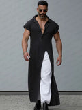 Fusion Style Slit Hem Longline Top