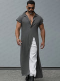 Fusion Style Slit Hem Longline Top