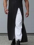 Fusion Style Slit Hem Longline Top