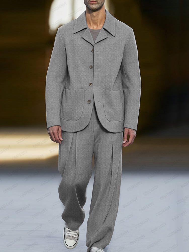 Modern Smart Casual Suit Set