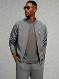 Athleisure Comfort Raglan Sleeve Jacket Set