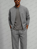 Athleisure Comfort Raglan Sleeve Jacket Set