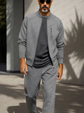 Athleisure Comfort Raglan Sleeve Jacket Set