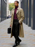 Comfort Double Breasted Lined Trench Coat