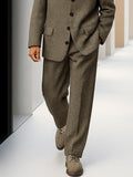 Vintage Herringbone Tweed Matching Set