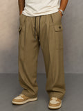 Daily Casual Drawstring Cargo Pants