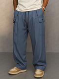 Daily Casual Drawstring Cargo Pants