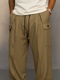Daily Casual Drawstring Cargo Pants