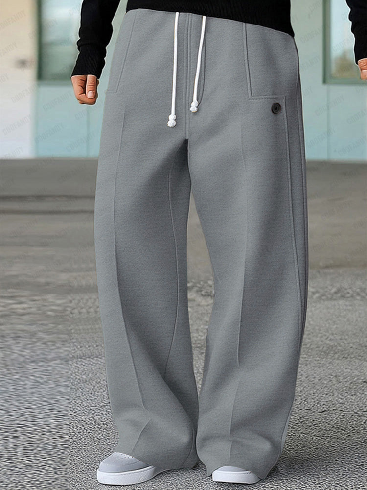 Comfy Sporty Wide Leg Pants