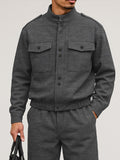 Modern Utility Cargo Jacket Pants Set