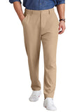 Classic Solid Color Chino Pants (US Only) Pants coofandy Khaki S