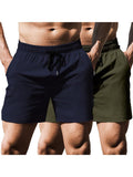 Athletic 2-Pack Workout Hiking Shorts (US Only) Shorts coofandy