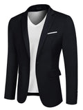 Casual Classic Suit Jacket (US Local) Blazer coofandy Blue S