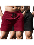 Athletic 2-Pack Workout Hiking Shorts (US Only) Shorts coofandy