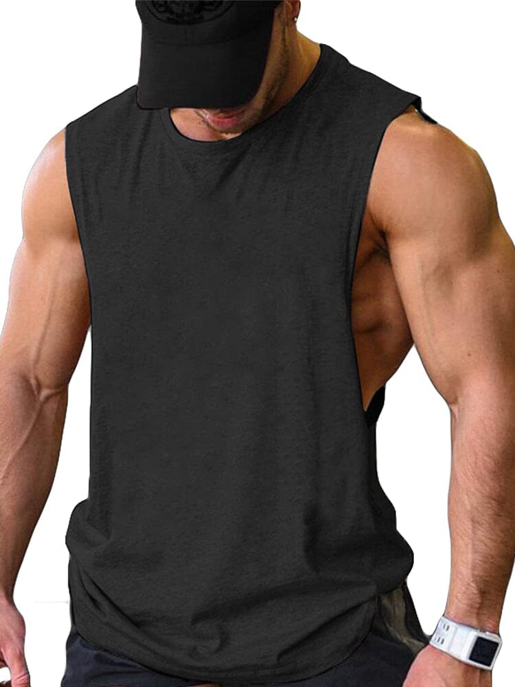 Leisure Workout Muscle Tank Top (US Only) coofandy Black S 