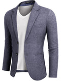 Lightweight Two Button Blazer Jacket Shirts coofandy