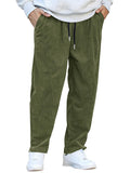 Casual Corduroy Harem Pants (US Only) Pants coofandy Army Green S