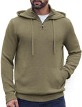 Casual Turtleneck Knit Hoodie (US Only) Hoodies coofandy