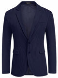 Leisure Corduroy Blazer Jacket (US Only) Blazer coofandy Dark Blue S