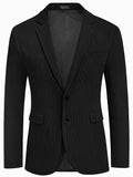 Leisure Corduroy Blazer Jacket (US Only) Blazer coofandy Black S