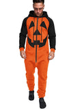 Casual Full Zip Hooded Jumpsuit (US Only) Jumpsuit coofandy Orange S