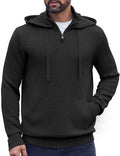 Casual Turtleneck Knit Hoodie (US Only) Hoodies coofandy