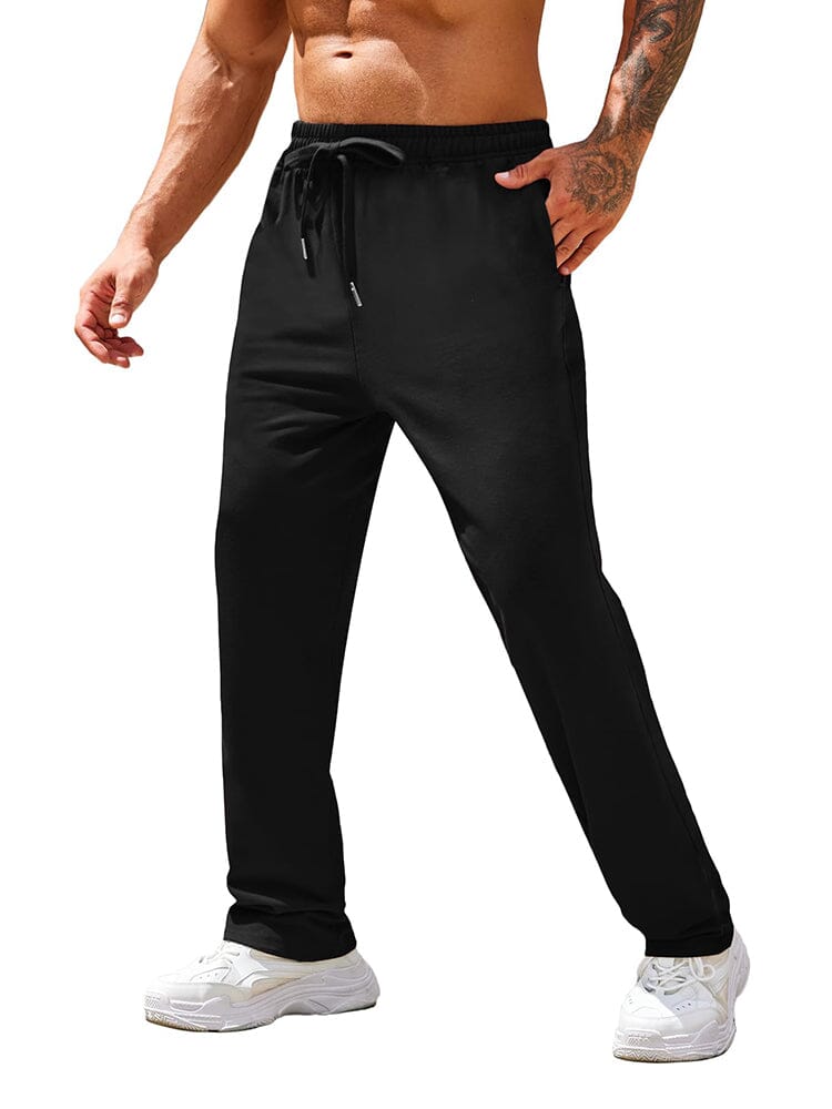 Casual Ultra-Soft Jogger Pants (US Local) Pants coofandy Black S 