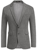 Leisure Corduroy Blazer Jacket (US Only) Blazer coofandy Dark Grey S
