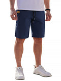 Classic Leisure Stretchy Shorts (US Only) Shorts coofandy Navy Blue 32