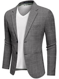 Lightweight Two Button Blazer Jacket Shirts coofandy