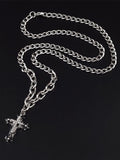 Stylish Crucifix Pendant with Chain Necklace coofandy