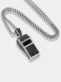 Titanium Whistle Pendant Necklace Necklace coofandystore