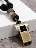 Vintage Whistle Pendant Necklace Necklace coofandystore