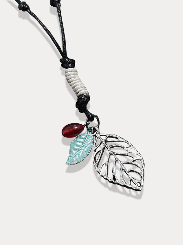 Retro Leaf Pendant Necklace Necklace coofandystore Leaf