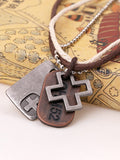 Vintage Cross Layered Pendant Necklace Necklace coofandy